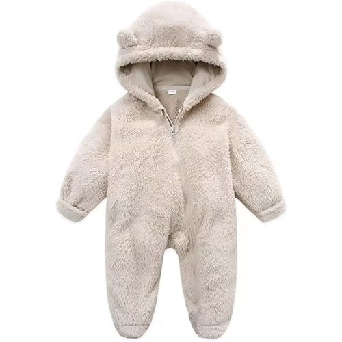 Amazon.com: UVIPC Newborn Baby Fleece Footie Snowsuit Winter Onesie Cartoon Bear Warm Hooded Outfits for Girls Boys : Clothing, Shoes & Jewelry