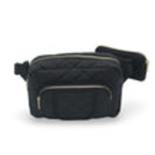 Black Diaper Bag | Jetsetter Mini Stylish & Functional | Lion & Light