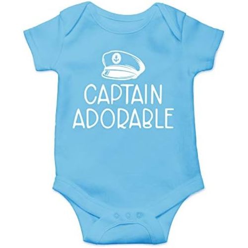 CBTwear Captain Adorable - Baby Clothes - Funny Newborn Bodysuit Outfits for Boys and Girls
