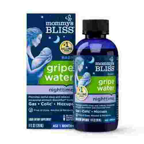 Mommy’s Bliss Gripe Water Night Time, Dietary Supplement, 1 Month+, 4 fl oz, 120 ml