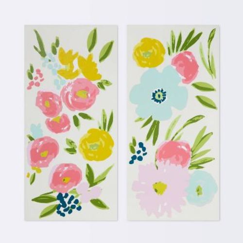 Wall Decal Floral 9pc - Cloud Island™ Pink