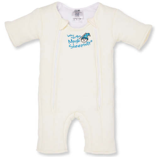 Baby Merlin's Magic Sleepsuit Cream Cotton