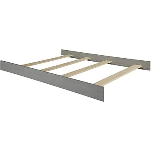 Full-Size Conversion Kit Bed Rails for Oxford, Soho, Ozlo & Avalon Baby Convertible Cribs - Solid Wood - Toddler and Adult Rail for Full-Size Bed - Nursery and Baby Furniture (Graphite Gray, Option 1)