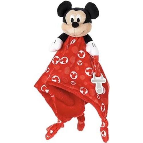 KIDS PREFERRED Disney Baby Mickey Mouse Plush Stuffed Animal Snuggler Lovey Security Blanket 13.18" x 13.18" x 3.5"