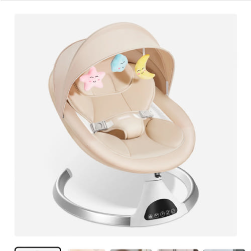 HARPPA Weddell | Electric Baby Swing, Newborn Electric Swing, Baby Swing Chair, Electric Swing Cradle, Infant Swing Chair, Infant Swing Indoor, Infant Swing and Bouncer, Best Swing Chair for Newborn, Newborn Bouncy Chair, Infant Bouncer Swing, Swing Chair