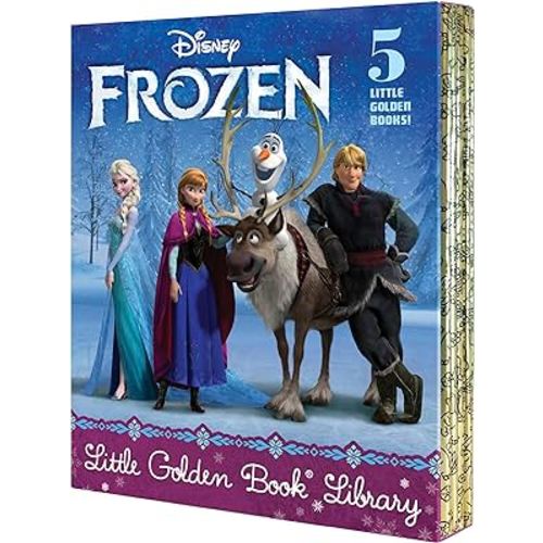 Frozen Little Golden Book Library (Disney Frozen): Frozen; A New Reindeer Friend; Olaf's Perfect Day; The Best Birthday Ever; Olaf Waits for Spring