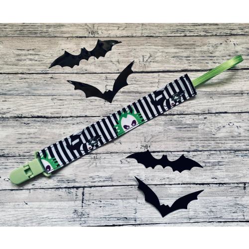 BeetleBaby Monster Pacifier Clip Spooky Ghost Freak