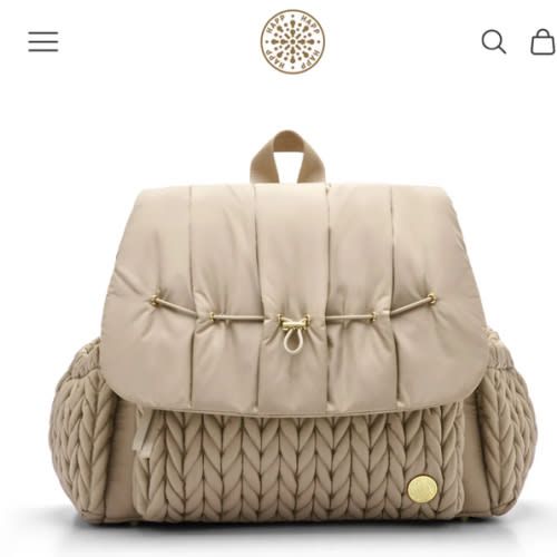 Levy Diaper Bag Beige