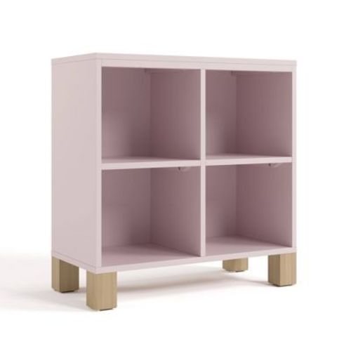 Storkcraft California Cubby Bookcase - Blush/driftwood