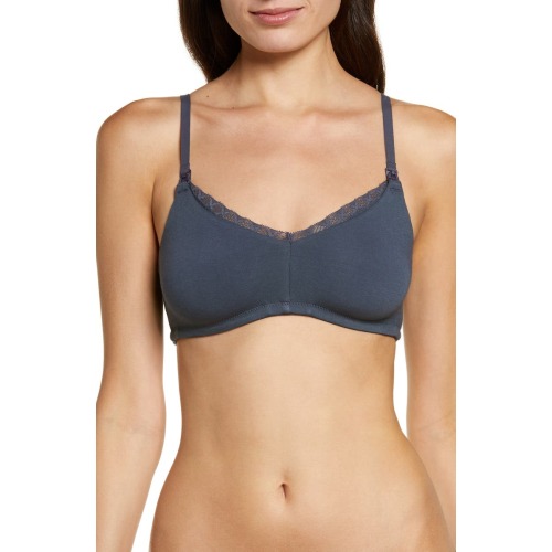 Bliss Wireless Pima Cotton Nursing Bra, 34D