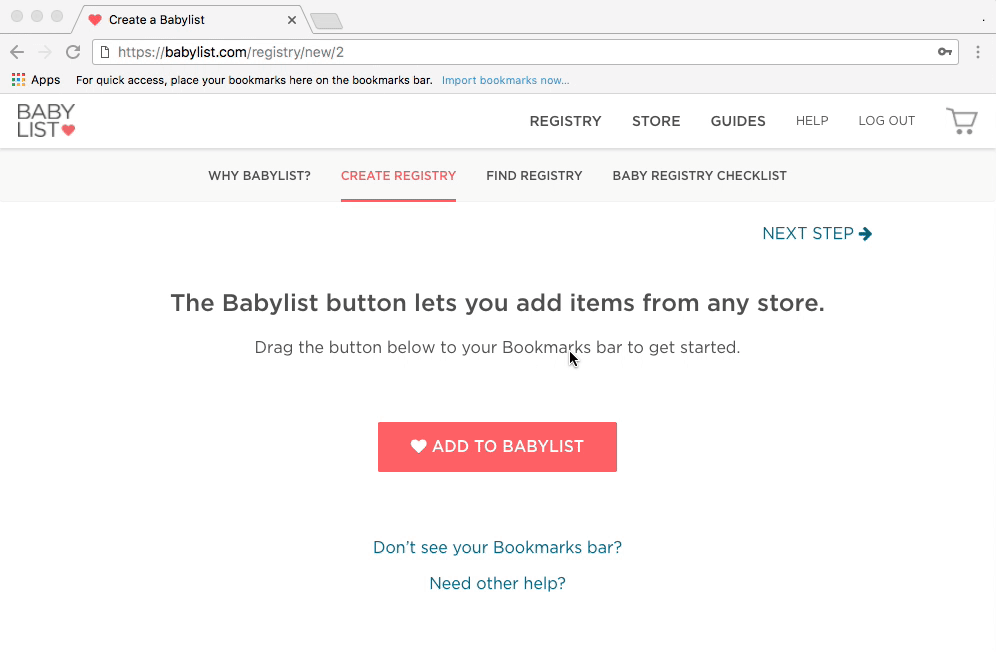 Create a Babylist