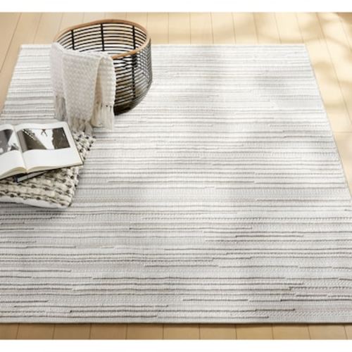 Origin 21 5 x 7 (ft) Loomed Polyester Cream Rectangular Indoor Abstract Area rug in the Rugs department at Lowes.com