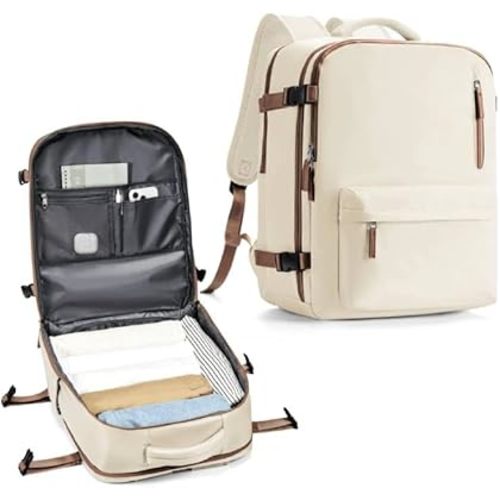 WONHOX Large Travel Backpack Carry on Flight Approved Laptop Work Business Backpack for Women Men Mochila de Viaje