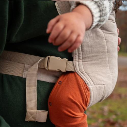 Tan Buckle Baby Carrier | Ergonomic Soft Structured Carrier