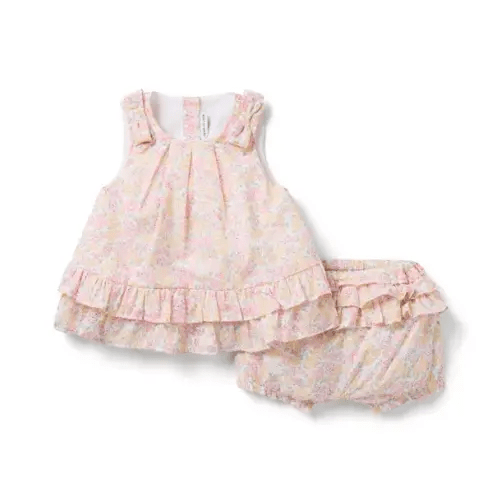 Baby Seashell Pink Ditsy Floral Baby Ditsy Floral Matching Set by Janie and Jack