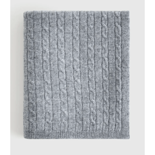 Luxe Cable Knit Cashmere Baby Blanket