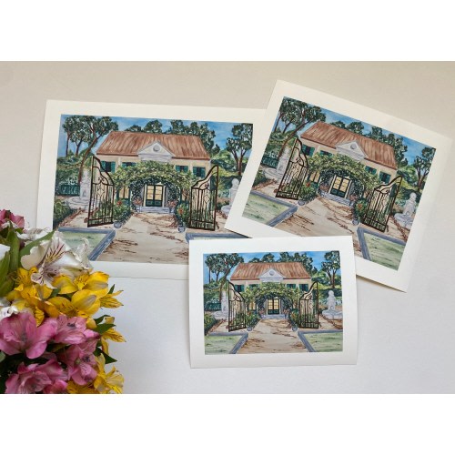 Monet Monet in Grayton Beach Giclee Paper Print