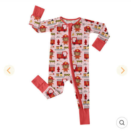 Firefighter Bears Convertible Zippered Romper – Zumbamboo