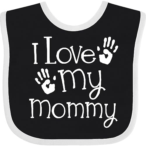 inktastic I Love My Mommy Mothers Day Baby Bib