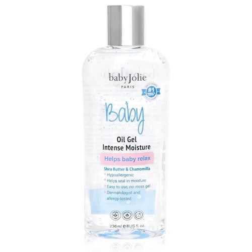 Baby Jolie Relaxing Baby Oil Gel with Shea Butter & Camomile Intensive Moisture 8Oz