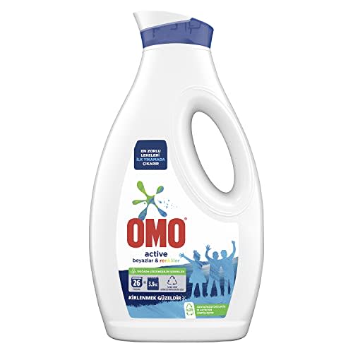 Omo Liquid Active Cold Power Laundry Detergent for Whites and Colours 1690ml