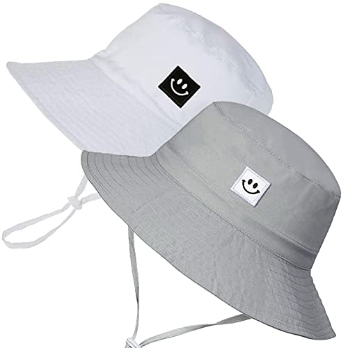 55cube Toddler Sun Hat Beach Bucket Hat for Girls Boys Toddlers