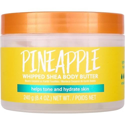 Tree Hut Pineapple Whipped Shea Body Butter | Long-lasting Hydration Leaves Skin Feeling Soft & Moisturized | Lightweight | Nourishing Essential Body Care | 8.4 fl oz.