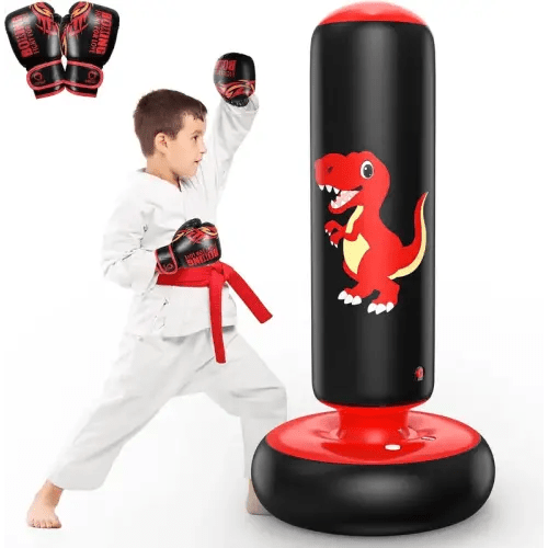 QPAU Inflatable Punching Bag, 48 Inch Stable Inflatable Boxing - TikTok Shop