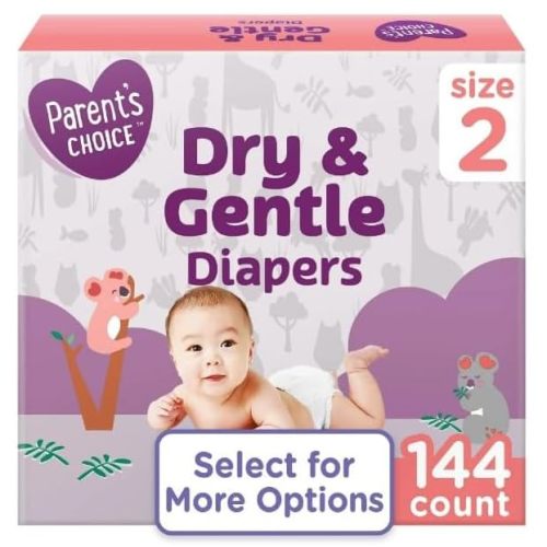 Parent's~Choice Dry & Gentle Diapers Size 2