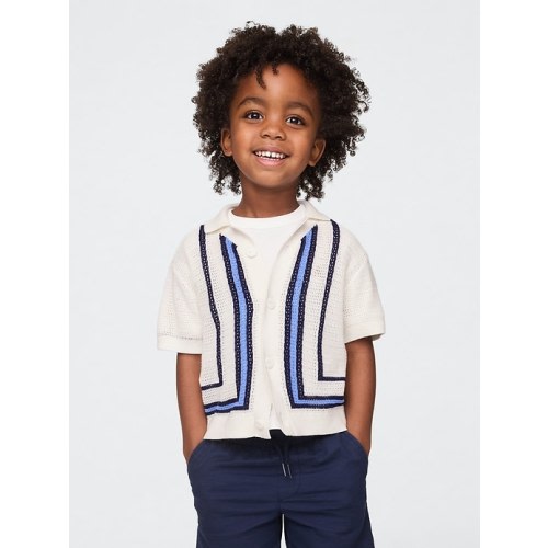 Baby & Toddler Border Stripe Sweater Shirt
