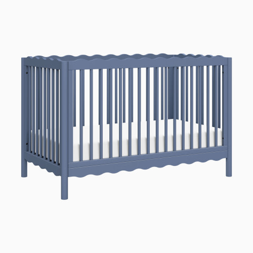 babyletto Swell 4-in-1 Convertible Crib with Conversion Kit - Cove Blue