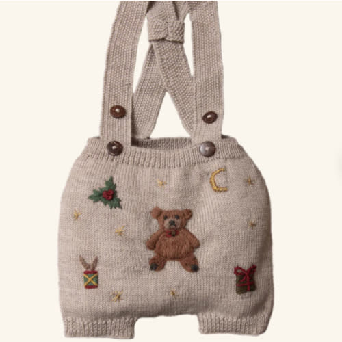 Teddy suspender shorts