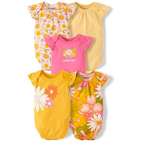 The Children's Place baby-boys And Newborn Short Sleeve Bodysuits, Multipacks
