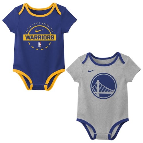 Infant & Newborn Nike Golden State Warriors Two-Piece Bodysuit Set