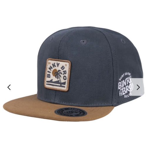 Supertubos Snapback Hat | Blue 100% Cotton | BinkyBro – Binkybro