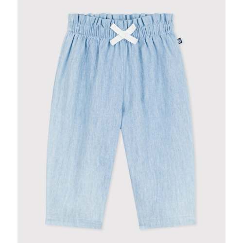Petit Bateau Chambray Pants - 3M