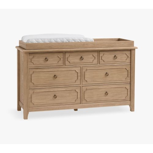 Ava Regency 7-Drawer Changing Table (56w x 19d") Seadrift