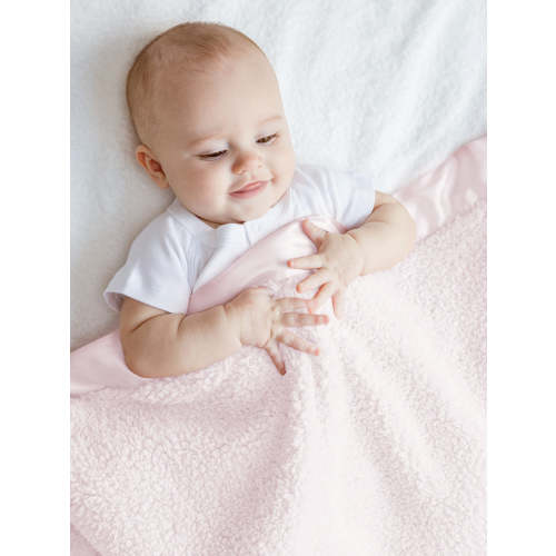 Chenille Baby Blanket - Pink