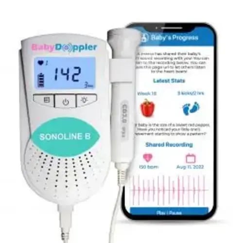 The Official BabyDoppler® Sonoline B Fetal Doppler (Teal)