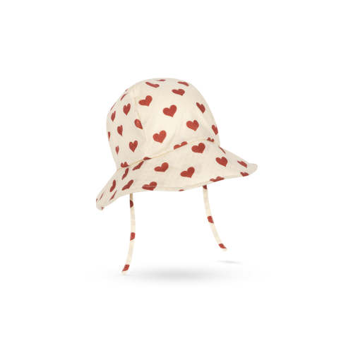 CIANNA SUN HAT - amour rouge
