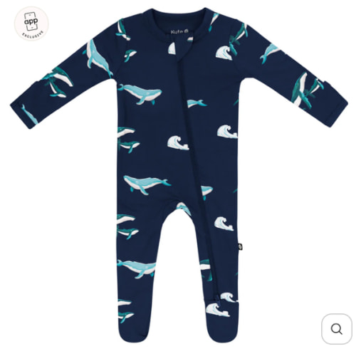 Zippered Footie in Humpback