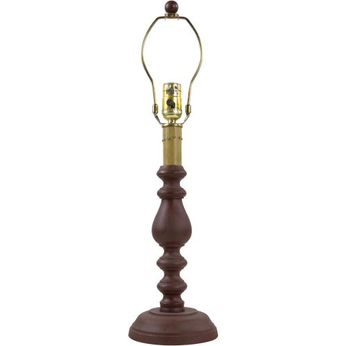 Park Designs Candlestick Lamp 23" Red