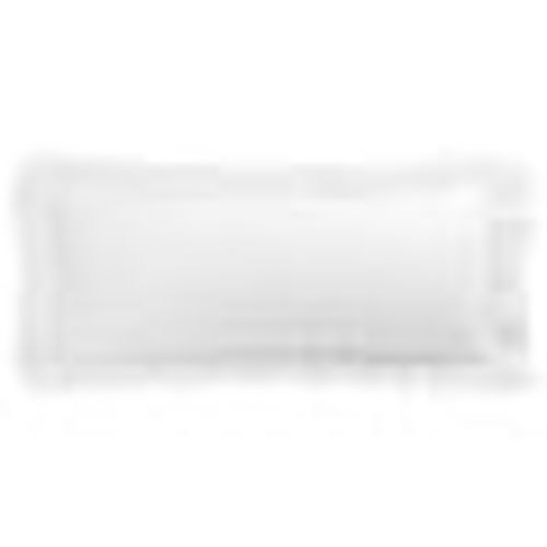Unique Bargains 1Pc 100% Cotton Envelope Closure Body Ruffled Pillowcase White 20inchx54", Size:20" x 54"
