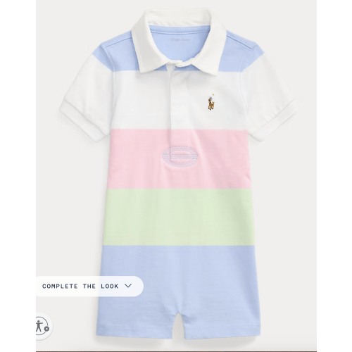 Striped Cotton Jersey Rugby Shortall
