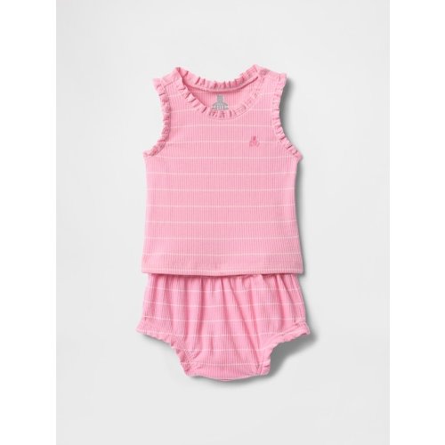 Baby TinyRib Henley Outfit Set