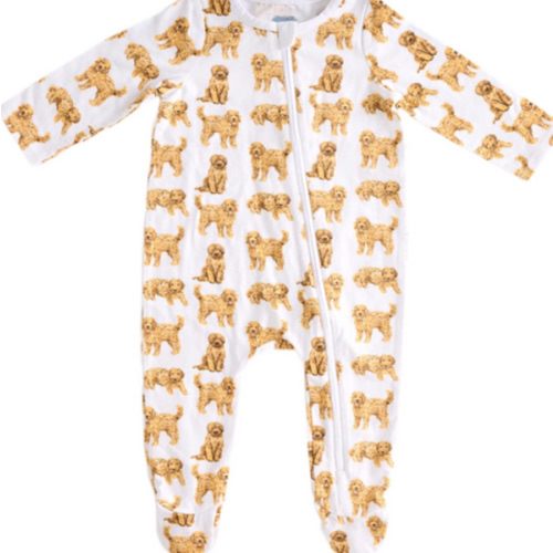 Goldendoodle Baby Sleeper | Mud Pie