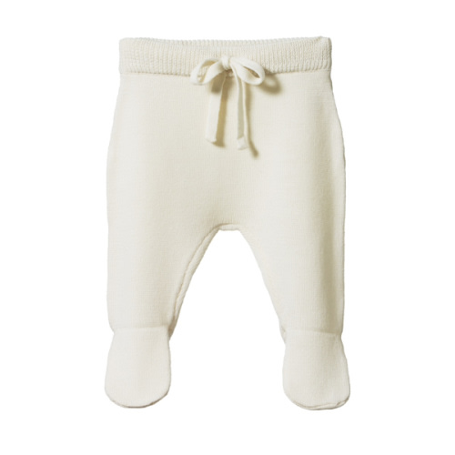 Merino Knit Footed Rompers