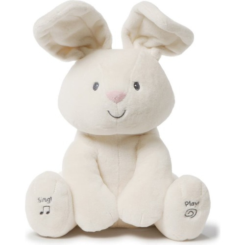 Gund Flora Musical Stuffed Animal, Cream