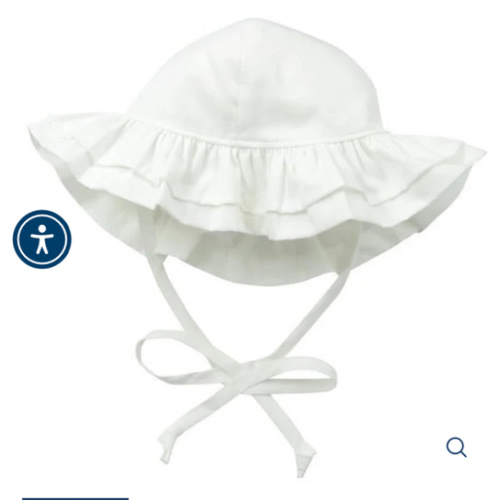 UPF 50+ Double Ruffle Hat