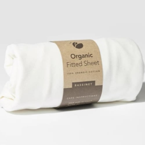 Lotus Bassinet Organic Cotton Fitted Sheet